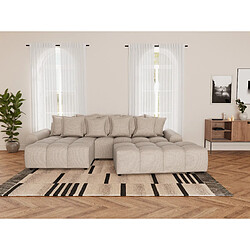 Lisa design Pouf Adelaide - Beige