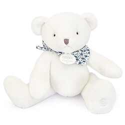Linnea Doudou ours 25 cm polyester collection L'OURS DOUDOU blanc