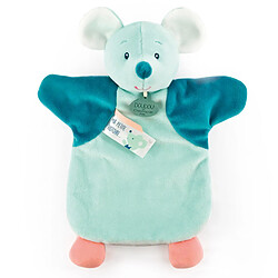 Linnea Doudou marionnette 25 cm polyester LES MARIONNETTES souris verte