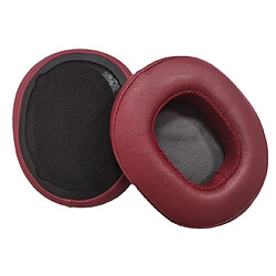 Coussinets de remplacement pour casque Skullcandy Crusher 3.0 Wireless et HESH 3, couleur bordeaux