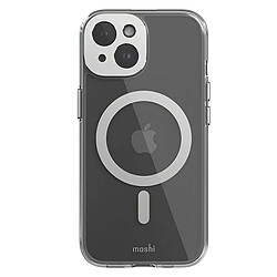 Moshi Coque pour Apple iPhone 15 MagSafe Anti-jaunissement Argent