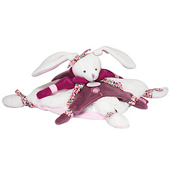 Linnea Doudou plat lapin 27 cm collection LAPIN CERISE rose