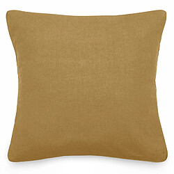 Linnea Housse de coussin 45x45 cm 50% lin et 50% coton collection OPERA DECO foin