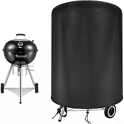Housse pour barbecue Weber 57 cm, 500D Oxford résistant aux intempéries, rond, compact, étanche, pou