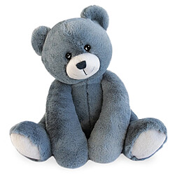 Linnea Peluche 35 cm en 100% polyester collection OSCAR ours bleu jean