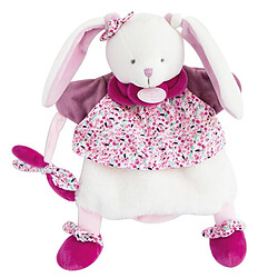 Linnea Doudou marionnette lapin - Rose
