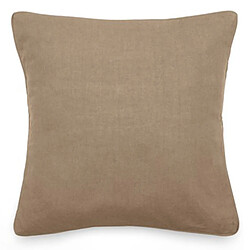 Linnea Housse de coussin 45x45 cm 50% lin et 50% coton collection OPERA DECO camel