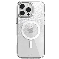 Moshi Coque MagSafe pour iPhone 16 Pro Max iGlaze Ultra Solide Élégant Blanc