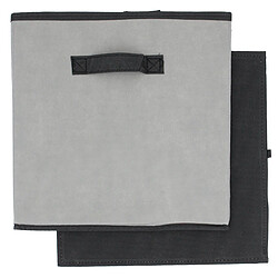 Linnea Cube de rangement carton - Rose pas cher