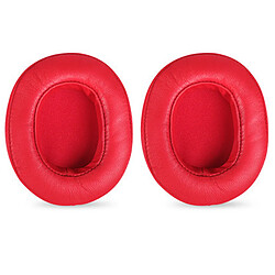 Coussinets de remplacement en mouton pour casque Edifier W820BT – 100% compatibles, couleur rouge