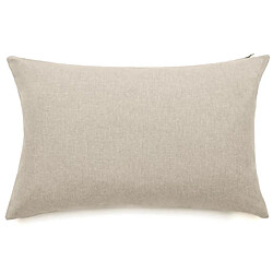 Linnea Housses de coussin extérieur 50x70 cm GALIA à zip étanche beige Sable - Housse de coussin extérieur en tissu oléfine jacquard (polypropylène fil teint, 210 g/m²). Déperlante, anti-UV, très résistante avec zip étanche. Fabriquée en Turquie, disponible en trois dimensions et plusieurs teintes. Idéale pour une décoration extérie