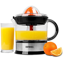 Duronic JE407 Presse-agrumes de 40W | Capacité de 700 ml | 2 cônes interchangeables | Filtre réglable pour la Pulpe | Idéal pour Jus d'Agrumes Oranges Citrons frais