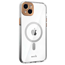 Moshi Coque MagSafe iPhone 14 Plus iGlaze avec Protection Caméra Ultra Durable Dorée