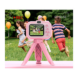 Avis Avizar Appareil Photo pour Enfant avec Trépied Flexy Ultra Résistant Rose
