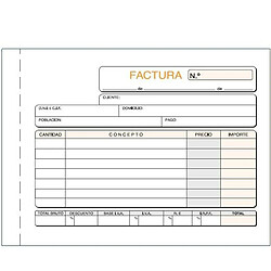 Big Buy Livret de factures 15 x 10,5 cm (5 Unités)