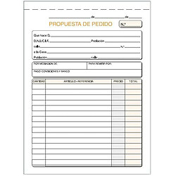 Big Buy Livret de factures 15 x 21 cm (10 Unités)