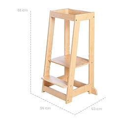 Roba Tour d'apprentissage Montessori - Naturel pas cher