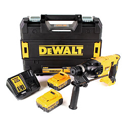 DeWalt DCH 133 M2 Marteau combiné sans fil 18V 2,6J SDS plus Brushless + 2x batterie 4,0Ah + chargeur + TSTAK