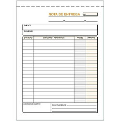 Big Buy Livret de livraison 15 x 21 cm (10 Unités)