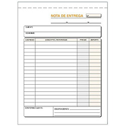 Big Buy Livret de livraison 15 x 21 cm (5 Unités)