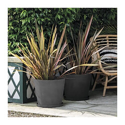 Pot de fleurs - DEROMA - Origin - 24 L - Anthracite