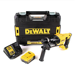 DeWalt DCH 133 M1 Marteau combiné sans fil 18V 2,6J SDS plus Brushless + 1x batterie 4,0Ah + chargeur + TSTAK