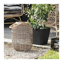 Pot de fleurs carré - DEROMA - Origin - 12 L - Anthracite