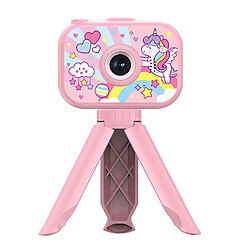 Avizar Appareil Photo pour Enfant avec Trépied Flexy Ultra Résistant Rose