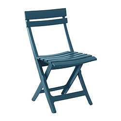 Grosfillex Chaise de jardin pliante - Bleu minéral