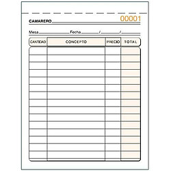 Big Buy Livret de factures 10,5 x 15 cm (10 Unités)