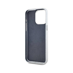 Acheter Karl Lagerfeld Coque pour iPhone 15 Pro Max Hotel RSG Texturée Grainé Élégante Argent