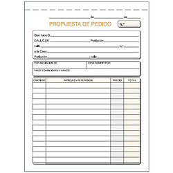 Big Buy Livret de factures 15 x 21 cm (10 Unités)