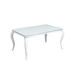 Homy france table à manger baroque - Blanc