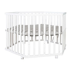 Roba Parc bébé hexagonal Little Stars - Blanc