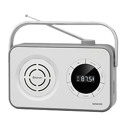 Récepteur radio portable PLL FM avec BT, USB, Micro SD et AUX - Sencor - SRD 3200 W