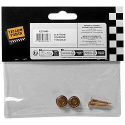 EZ1399G Attache-courroie + vis gold (lot de 2) Yellow Parts