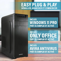 GREED - Office PC / Ordinateur - Core i7 6700 - 16GO DDR4 - 240GO SSD - 1TO HDD - W11 Pro pas cher
