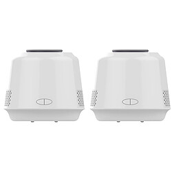 Lot de 2 pièges anti-moustiques aspiration silencieuse 3 modes - Voltman