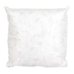 Linnea Coussin C Plumes à recouvrir Plumettes de canards Carré - Coussin à recouvrir 45x45 cm - Coussin Plumes - forme carré, enveloppe tissu décruée percale/polyester et garnissage 100% plumettes blanches neuves de