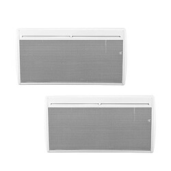 Lot de 2 chauffages électriques panneaux rayonnants 2000W - Voltman