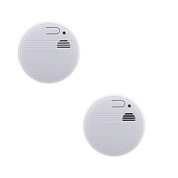 Lot de 2 détecteurs de fumée 5 ans + pile - Otio