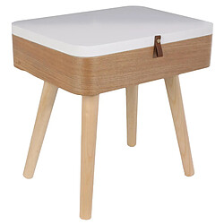 Linnea Table de chevet 1 tiroir - Marron