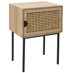 Linnea Table de chevet 1 tiroir - Marron