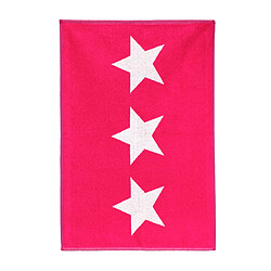 Linnea Tapis de bain 50x70 cm coton 700 g/m2 STARS Rose Tapis de bain 50x70 cm collection STARS, éponge 100% coton 700 g/m2, motifs étoiles, fabriqué au Portugal