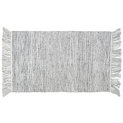 Linnea P28528 - 70x140 cm - Gris - Tapis de salon 70x140 cm collection PENJAB 60% viscose et 40% laine - 1500 g/m² gris Argent