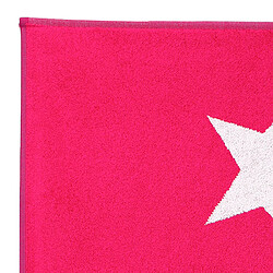 Linnea Tapis de bain 50x70 cm coton 700 g/m2 STARS Rose pas cher