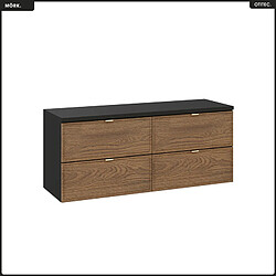 OTITEC Ensemble de meubles sous vasque - 120 cm - avec Plan - MÖRK