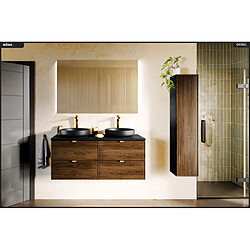 Otitec Ensemble de meubles salle de bain - Chêne pas cher