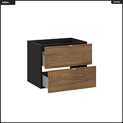 Avis Otitec Meuble sous vasque - Noir mat