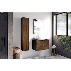 Otitec Colonne de salle de bain - Chêne pas cher